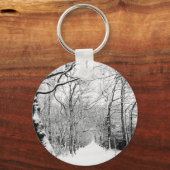 Cold Winter Woodland Sleutelhanger (Voorkant)