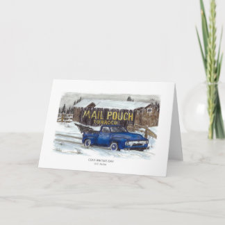 COLD WINTERS DAY FEESTDAGEN KAART