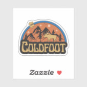 Coldfoot, Alaska Sticker (Vel)