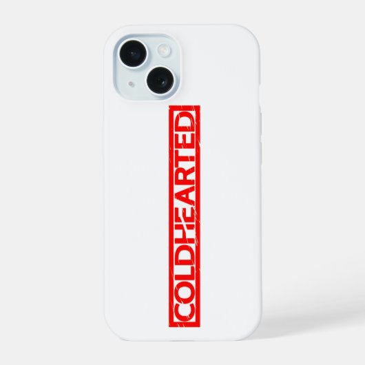 Coldhearings Stamp iPhone 15 Case (Achterkant)