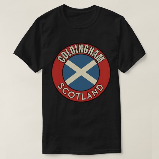 Coldingham, Schotland T-shirt (Design voorkant)