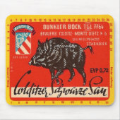 Colditzer Schwarze Sau Muismat (Voorkant)