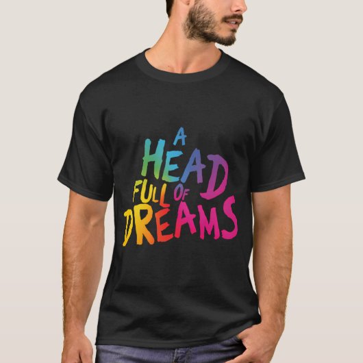 Coldplay Kleurrijk T-shirt (Voorkant)