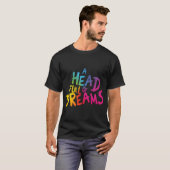 Coldplay Kleurrijk T-shirt (Voorkant volledig)