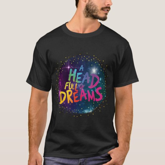 Coldplay Vol Dromen T-shirt (Voorkant)