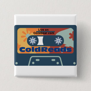 ColdReads: een open microfoon voor een verbeteraar Vierkante Button 5,1 Cm