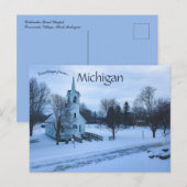 Coldwater Road Chapel Flint Michigan, Verenigde St Briefkaart (Voorkant / Achterkant)