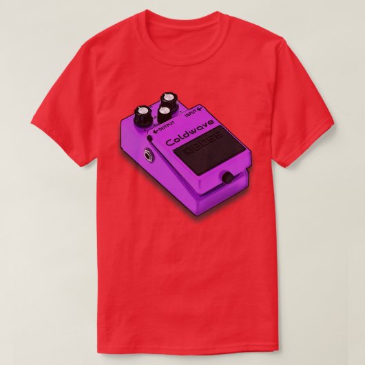 Coldwave Originele Gitaar FX Pedaal T-shirt (Design voorkant)