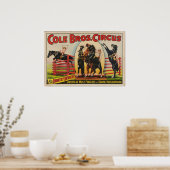 Cole Brothers, 1930s Circus Poster (Keuken)