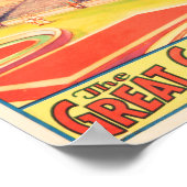 COLE BROTHERS CIRCUS Aerial Acrobat  Show Poster (Hoek)