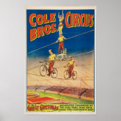 Cole Brothers Circus Poster (Voorkant)