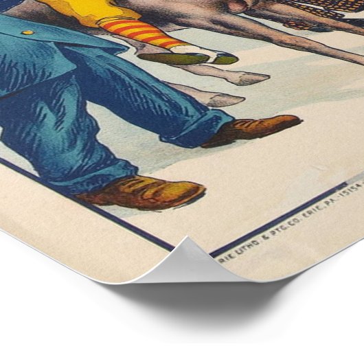 Cole Brothers en Clyde Beatty Circus Poster (Hoek)