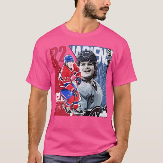 Cole Caufield Hockey Shirt Canadiens (Voorkant)