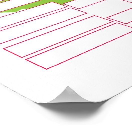 Cole Family Tree Poster (Hoek)