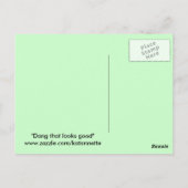 Cole in actie briefkaart (Achterkant)