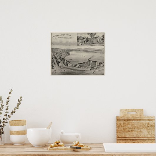 Cole Manufacturing Company Poster (Keuken)