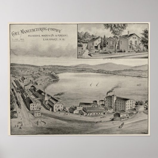 Cole Manufacturing Company Poster (Voorkant)