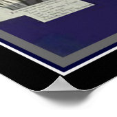 Cole Porter Art Deco "New Yorkers" Afdrukken 16 x Poster (Hoek)