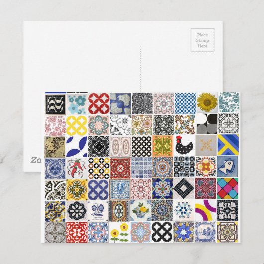Coleção Azulejos Briefkaart (Voorkant / Achterkant)