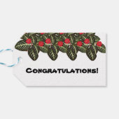 coleção Flores do Brasil capuchinha,  Cadeaulabel (Achterkant Horizontaal)