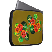 coleção Flores do Brasil capuchinha,  Laptop Sleeve (Voorkant Rechts)