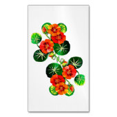 coleção Flores do Brasil capuchinha, Magnetisch Visitekaartje (Voorkant Verticaal)