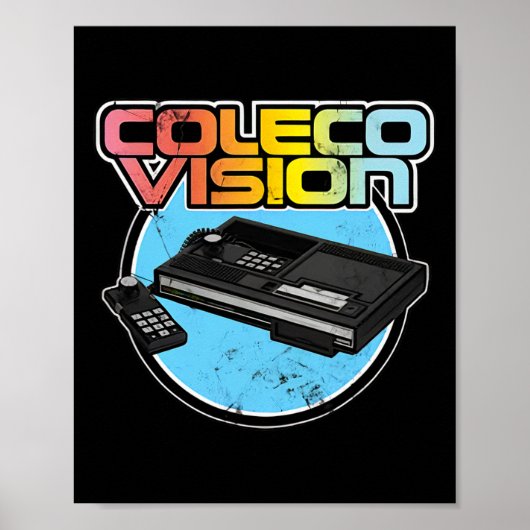 Colecovision Retro videogame Gamer Poster (Voorkant)