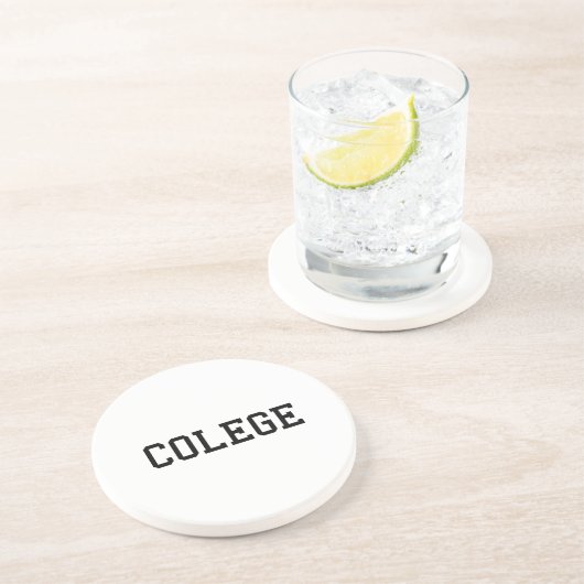 COLEGE ZANDSTEEN ONDERZETTER (Zijkant)