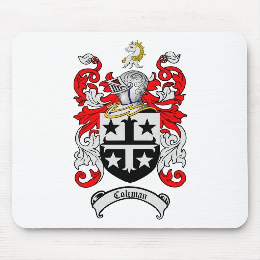 COLEMAN FAMILIE CREST - COLEMAN COAT VAN WAPENS MUISMAT (Voorkant)