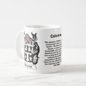 Coleman Family Crest op een mok (Voorkant links)