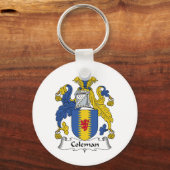 Coleman Family Crest Sleutelhanger (Voorkant)