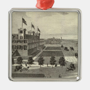 Coleman House, Asbury Park, NJ Metalen Ornament