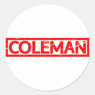Coleman Stamp Ronde Sticker