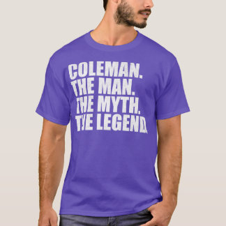 ColemanColeman Familienaam Coleman achternaam Cole T-shirt