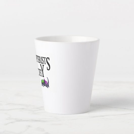 Coleopterist Society Logo II Latte Mok (Voorkant)