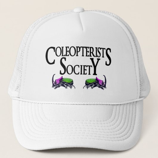Coleopterist Society Logo II Trucker Pet (Voorkant)