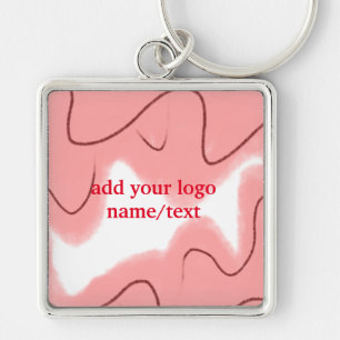 COLERFUL CUTE HEART NAME SLEUTELHANGER