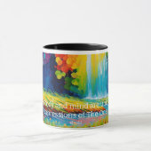 Colerful mantra mok om je ware waarde te realisere (Midden)