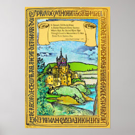 Coleridge en Dürer in Xanadu Poster