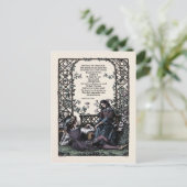 Coleridge "Love" Victoriaans Briefkaart (Staand voorkant)