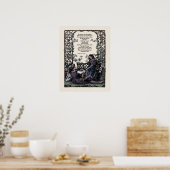 Coleridge "Love" Victoriaans poëzie Art 17x22 Poster (Keuken)