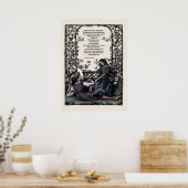 Coleridge "Love" Victoriaans poëzie Art 20x28 Poster (Keuken)
