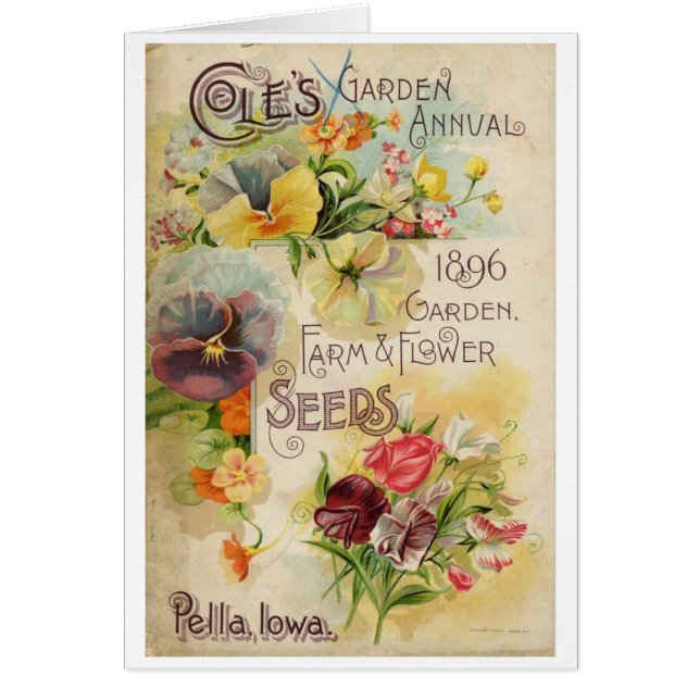 Coles Garden Annual 1896 (Voorkant)