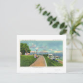 Coles Hill Uitzicht van de Promenade Briefkaart (Staand voorkant)