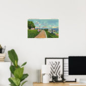 Coles Hill Uitzicht van de Promenade Poster (Thuiskantoor)