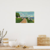 Coles Hill Uitzicht van de Promenade Poster (Keuken)