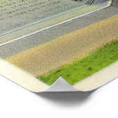 Coles Hill Uitzicht van Mayflower Burial Monument Poster (Hoek)