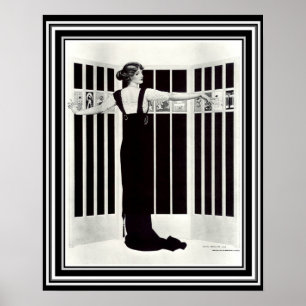 Coles Phillips Art Deco "Afbeelding Screen" 16 x 2 Poster