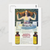 Coles Phillips art nouveau shampooing advertentie Briefkaart (Voorkant / Achterkant)