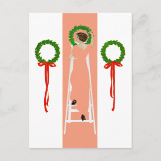 Coles Phillips Fadeaway Christmas Deck De Zalen Feestdagenkaart